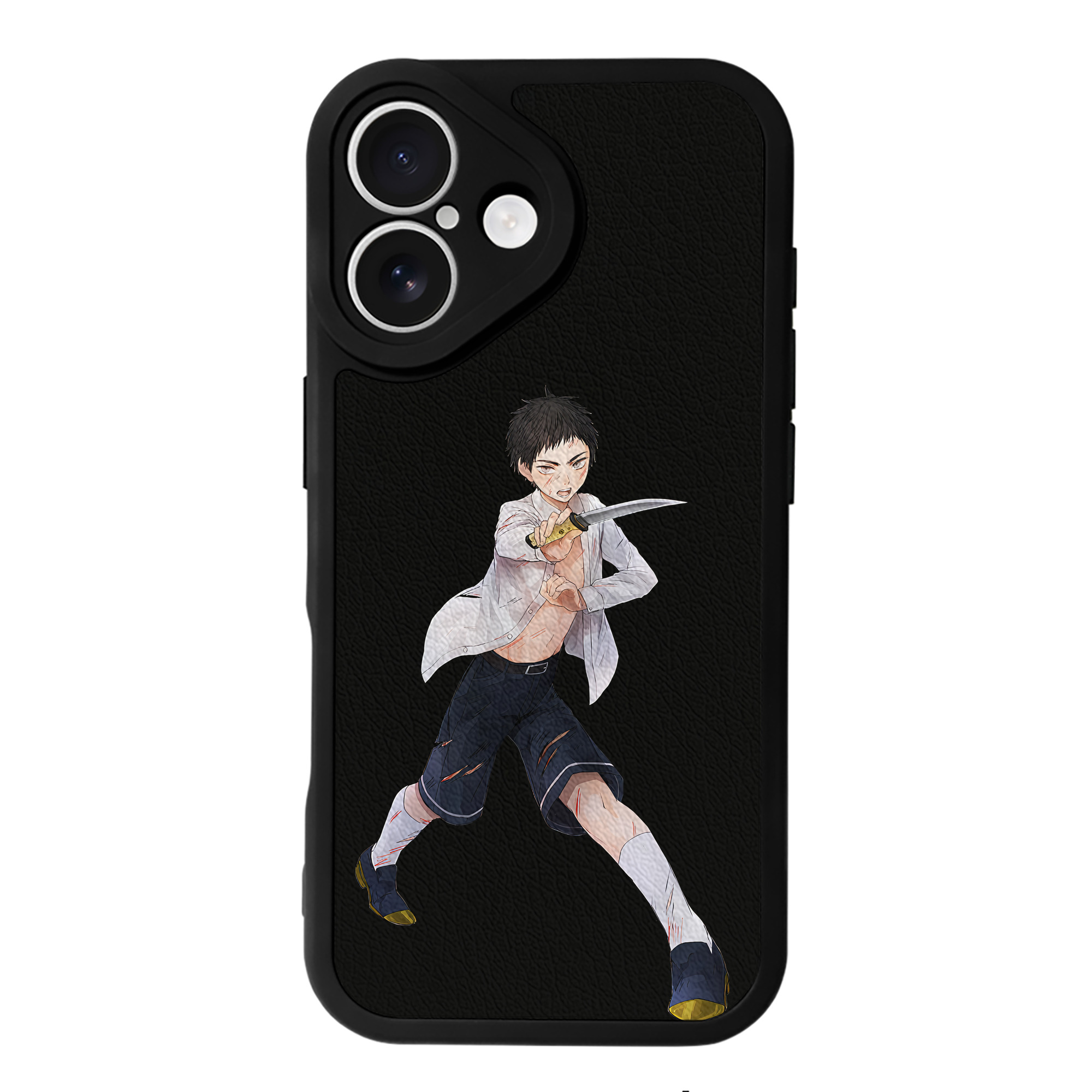 （画像用） 刀剣乱舞 Touken Ranbu 【iPhone 16シリーズ対応】シリコンスマホケース（レザー調） 材質：シリコン